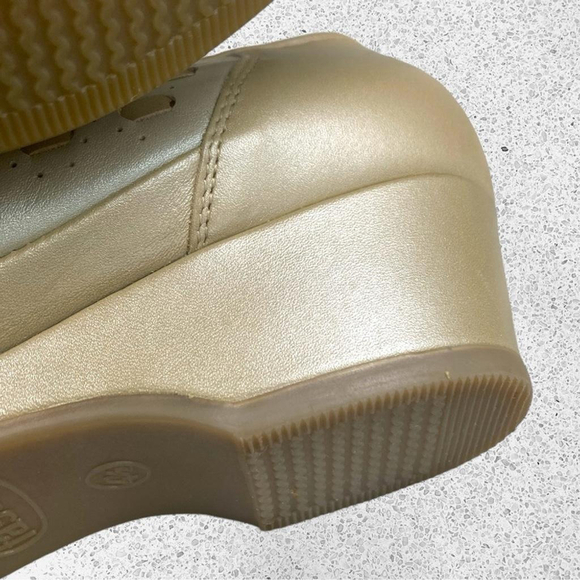 Fazan Two Tone Oxford Wedge Heel All Leather Spectator Shoes Women’s Sz. 7 - Picture 10 of 10